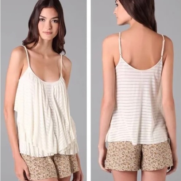 Free People Layered Sheer Striped Tank - Picture 13 of 15